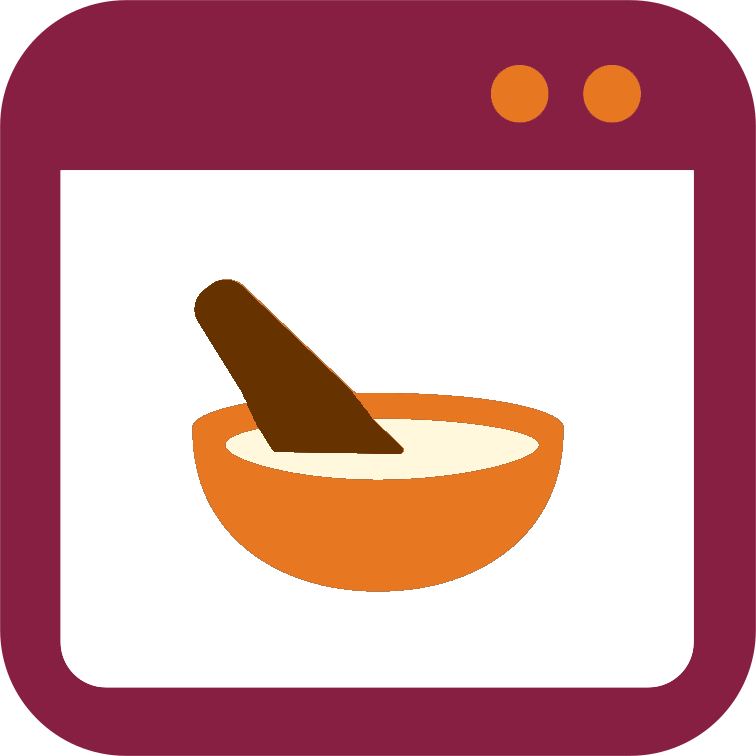 A tablet screen showing a video with an orange mixing bowl full of batter and a wooden spoon