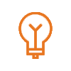 icon of a light bulb